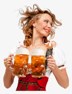 Girl - Girl Drinking Beer Png