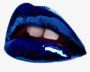 51 Images About Kisses♥ On We Heart It - Blue Lipstick Aesthetic