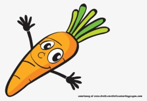 Watercolor Carrots Clip Art Set Veggies Watercolor - Carrot Clipart Cartoon