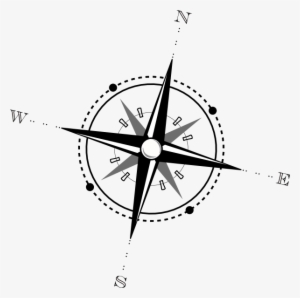 Compass Rose Png Transparent Background - Compass Clip Art