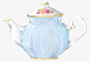 Watercolor Teapot Png - Teapot
