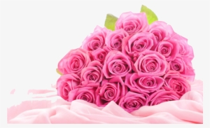 Pink Roses Flowers Bouquet Png Clipart - Pink Flowers Bouquet Png