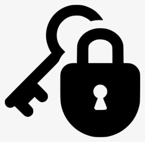 Lock Protect Guard Key Security Private Comments - Key Lock Icon Png