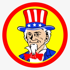 Uncle Sam Clipart Head - Uncle Sam Fireworks