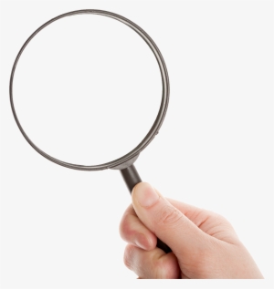 Hand Holding Magnifying Glass Png