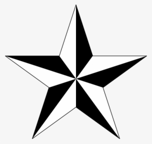 Star Tattoos Png Transparent Images - Nautical Star