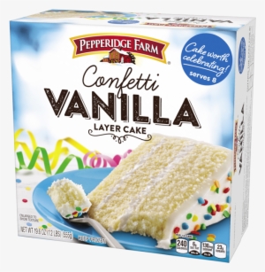 Pepperidge Farm Confetti Layer Birthday Cake - Pepperidge Farm Vanilla Cake