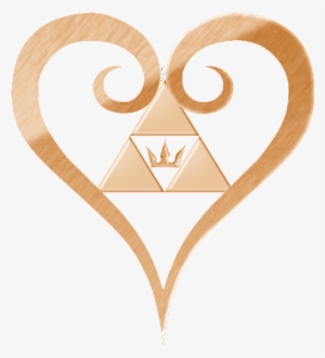 Image Logo By Thecrownedroxas - Kingdom Hearts Heart Png