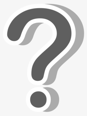 File History - Question Mark Gray Clipart