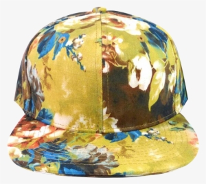 Wildflower Watercolor Floral Snapback - Fashion Blank Floral Snapback Hats Caps Wild Flower