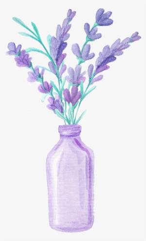 Report Abuse - Lavender In Vase Drawing