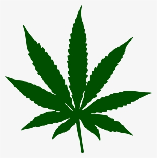 Art Drawings Clip Pinterest - Cannabis Leaf