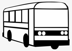 Bus - Bus Clipart Black And White Transparent PNG - 600x431 - Free Download  on NicePNG