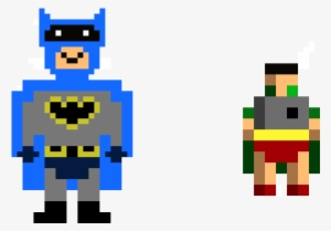 Fatman And Sparrow - Fat Man Pixel Art