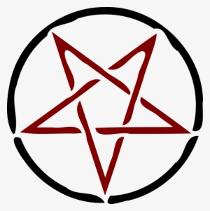 Pentagram Pentacle Satanism Wicca Sigil Of Baphomet - Pentagram Clip Art