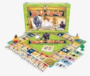 Zoo Opoly Board Game
