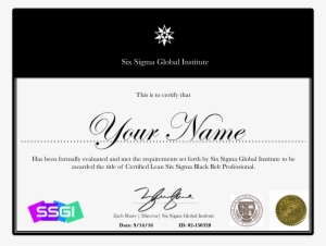 Lean Six Sigma Black Belt Certification - Florida International University