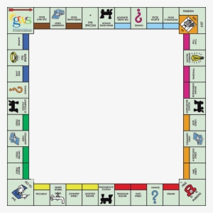 Convert To Base64 Board Game Border - Monopoly Printable Game Board