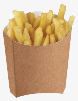 Printed Finger Chips Boxes - Disposable Kraft Chip Scoops Medium