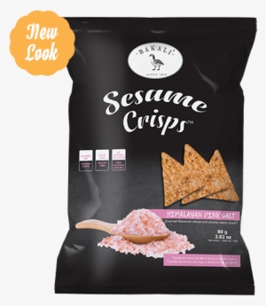 Himalayan Pink Salt Sesame Chips - Sesame Chips