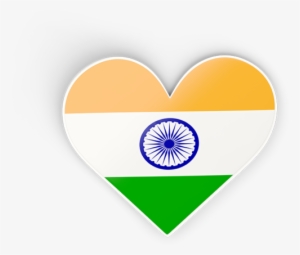 Illustration Of Flag Of India - India Flag Sticker Png