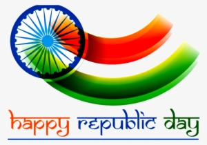 Indian Flag Png Download - Happy Republic Day Hd