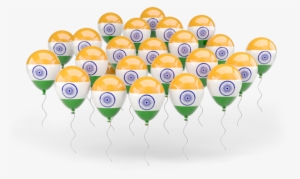 Illustration Of Flag Of India - Indian Flag Colour Balloon
