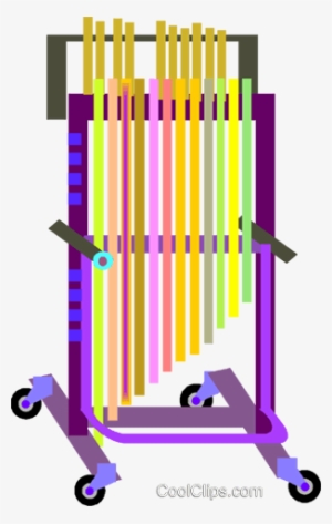 Xylophone Royalty Free Vector Clip Art Illustration - Graphic Design