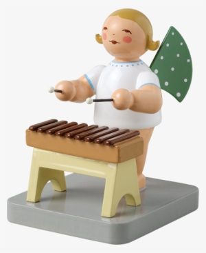 Angel Orchestra Musician With Xylophone