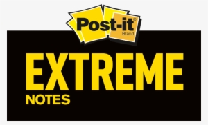 builders show introducing new post it extreme notes - post it extreme logo
