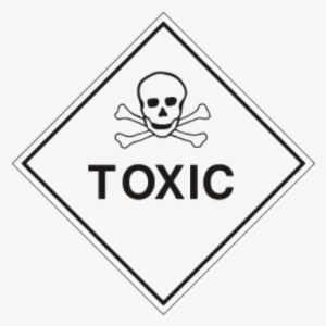 Toxic - Toxic Substances Waste Sign