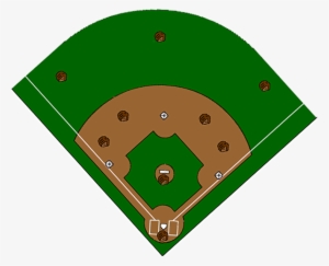 Softball Diamond Clipart - Baseball Field Diagram With Positions Printable