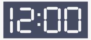 Digital Clock Png File Clipart Png Images - Digital Time Icon Png