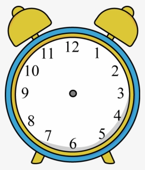 Clock Clip Art - Alarm Clock No Hands