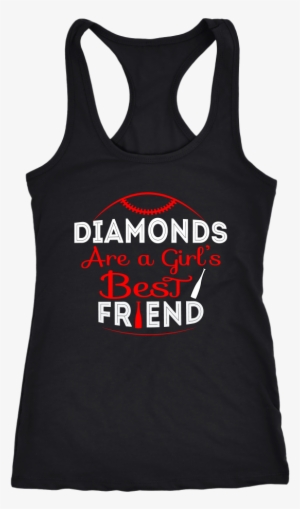 Baseball Diamond Girls Tank Tops