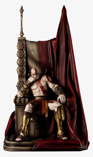 God Of War - God Of War - Kratos On Throne Statue