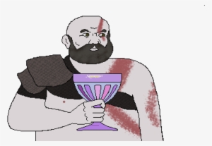 Face Pink Nose Vertebrate Cartoon Head Fictional Character - Kratos My Boy