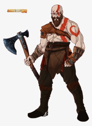 The Ga-hq Vg Character Art Collaboration - Kratos Transparent