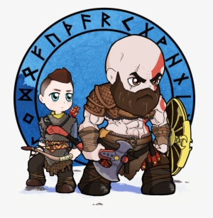1 Mar - Kratos And Atreus Chibi