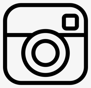 Instagram Social Outlined Logo - Instagram Png Monohrom