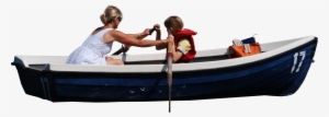 People Rowing Boat Png