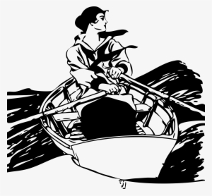 This Free Icons Png Design Of Girl In Rowboat