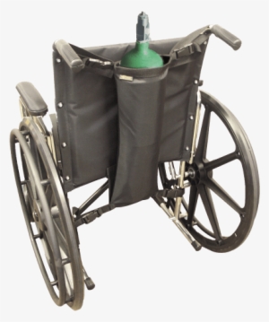 Ez-accessories® Wheelchair Oxygen Carrier - Wheelchair Single Oxygen Bag / Holder By Ez-access