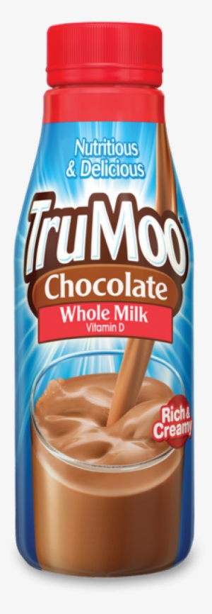 Trumoo Whole Chocolate Milk - Trumoo 2% Milk, Chocolate - 12 Fl Oz Bottle