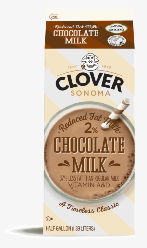 2% Chocolate Milk - Clover Organic Farms Half & Half - 16 Oz Carton