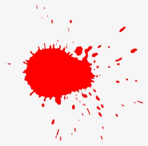 Red Paint Splatter Png - Watercolor Painting