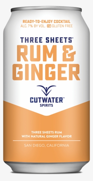Png - 1 - 1 Mib - Cutwater Spirits Cutwater Three Sheets Rum & Ginger