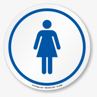 Women's Restroom Iso Circle Sign - Millennium Park