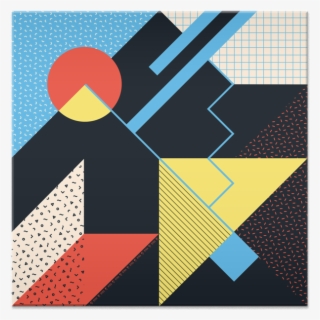 Azulejo Retrometria Negro De Renata Guimarãesna - Triangle