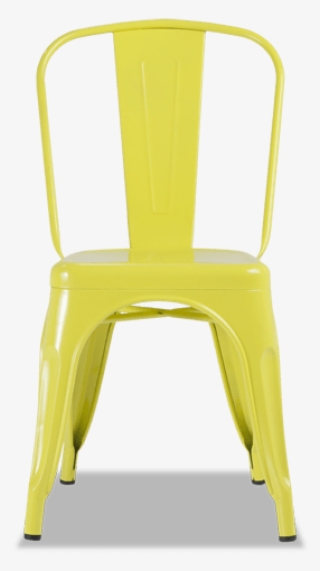 Yellow Metal Industrial Chair - Folding Chair